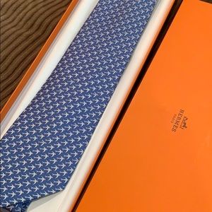 Men’s Hermès airplane tie